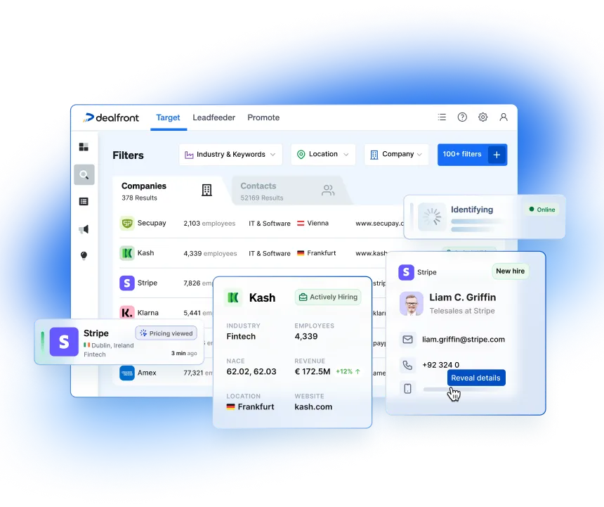 Dealfront screenshot